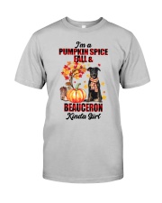 Pumpkin Girl - Beauceron Classic T-Shirt front