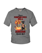 Pumpkin Girl - Beauceron Youth T-Shirt tile