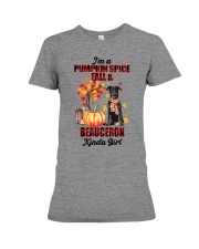 Pumpkin Girl - Beauceron Premium Fit Ladies Tee tile