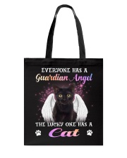 Guardian - BLACK Cat Tote Bag tile