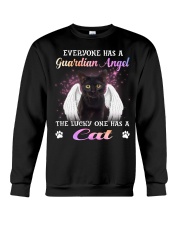 Guardian - BLACK Cat Crewneck Sweatshirt tile