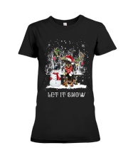 Xmas Reindeer - Australian Kelpie Premium Fit Ladies Tee tile