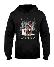 Xmas Reindeer - Australian Kelpie Hooded Sweatshirt front
