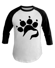 Dog Foot - Plott Hound Baseball Tee tile