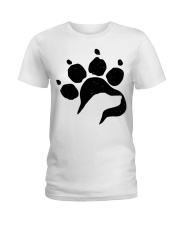 Dog Foot - Plott Hound Ladies T-Shirt tile