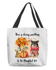 Thankful For - LONG HAIRED Chihuahua All-Over Tote tile
