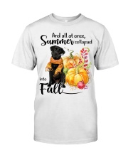 Into Fall - black Labrador 1 Premium Fit Mens Tee tile
