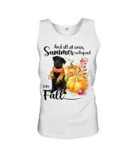 Into Fall - black Labrador 1 Unisex Tank tile