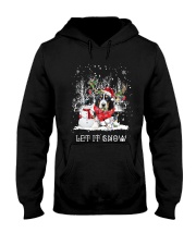 Xmas Reindeer - Basset Hound 1 Hooded Sweatshirt front
