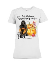 Into Fall - English Cocker Spaniel 1 Premium Fit Ladies Tee tile