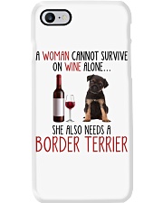 She Also Needs - Border Terrier Phone Case tile