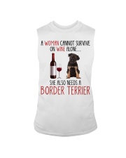 She Also Needs - Border Terrier Sleeveless Tee tile