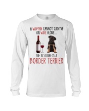 She Also Needs - Border Terrier Long Sleeve Tee tile