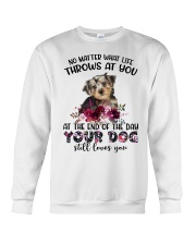 At The End - Morkie Crewneck Sweatshirt tile