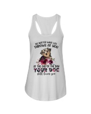 At The End - Morkie Ladies Flowy Tank tile