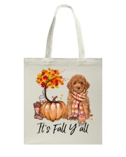 It is Fall - Miniature Poodle Tote Bag tile