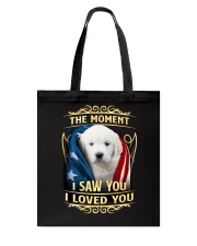 156 i loved you English Cream Golden Retriever Tote Bag tile