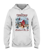 Christmas Air - English Mastiff 1 Hooded Sweatshirt front