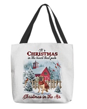 Christmas Air - English Mastiff 1 All-Over Tote tile