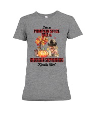 Pumpkin Girl - Caucasian Shepherd Dog Premium Fit Ladies Tee tile