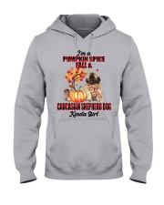 Pumpkin Girl - Caucasian Shepherd Dog Hooded Sweatshirt tile