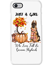 Girl Love Fall And - German Shepherd 1 Phone Case tile