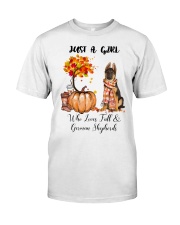 Girl Love Fall And - German Shepherd 1 Premium Fit Mens Tee tile