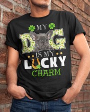 Lucky Charm - Grey French Bulldog Classic T-Shirt apparel-classic-tshirt-lifestyle-26