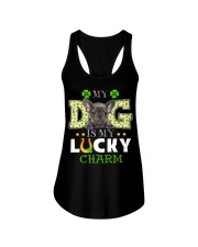 Lucky Charm - Grey French Bulldog Ladies Flowy Tank tile