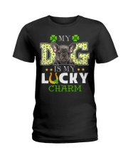 Lucky Charm - Grey French Bulldog Ladies T-Shirt tile