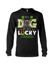 Lucky Charm - Grey French Bulldog Long Sleeve Tee tile