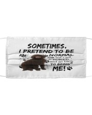 Sometimes - CHOCOLATE Standard Poodle Mask tile