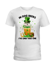 Dog Beers - Pomsky Ladies T-Shirt tile
