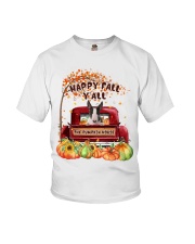Pumpkin House - Bull Terrier Youth T-Shirt tile