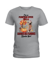 Pumpkin Girl - Bouvier des Flandres Ladies T-Shirt tile
