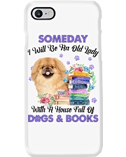Old Lady - TAN Pekingese Phone Case tile