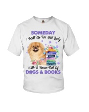 Old Lady - TAN Pekingese Youth T-Shirt tile