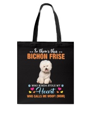 Kinda Stole - CREAM Bichon Frise Tote Bag tile