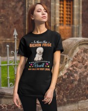 Kinda Stole - CREAM Bichon Frise Classic T-Shirt apparel-classic-tshirt-lifestyle-06