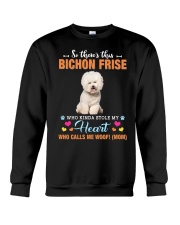 Kinda Stole - CREAM Bichon Frise Crewneck Sweatshirt tile