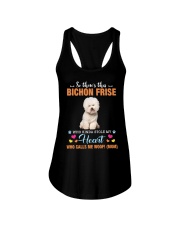 Kinda Stole - CREAM Bichon Frise Ladies Flowy Tank tile