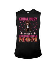 Kinda Busy - CHOCOLATE Goldendoodle Sleeveless Tee tile
