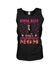 Kinda Busy - CHOCOLATE Goldendoodle Unisex Tank tile