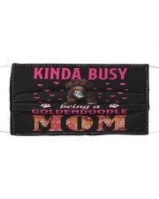 Kinda Busy - CHOCOLATE Goldendoodle Mask tile