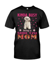Kinda Busy - CREAM Shih Tzu Classic T-Shirt front