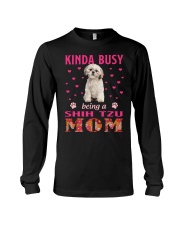 Kinda Busy - CREAM Shih Tzu Long Sleeve Tee tile