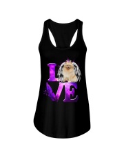Heaven Love - Pomeranian Ladies Flowy Tank tile