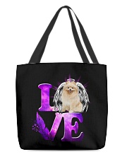 Heaven Love - Pomeranian All-Over Tote tile