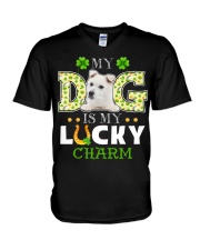 Lucky Charm - Jindo V-Neck T-Shirt tile