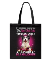 Millionaire - Blue Merle Collie Tote Bag tile